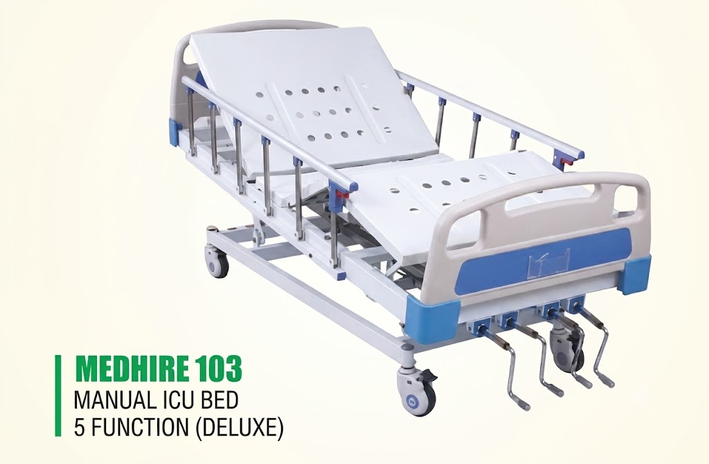 MEDHIRE 102 MOTORIZED ICU BED 5 FUNCTION (DELUXE)